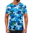 thumbnail image 5 of Bnwani Mens Shirts Moisture-Wicking Tee Quick Dry Printed Shirts Camouflage M, 5 of 9