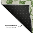 thumbnail image 5 of Addison Rugs Mayfield Premium Machine Washable Transitional Geometric Green Rectangle Rug, 3' x 5', 5 of 7