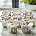 thumbnail image 4 of 200  Plastic Portion Cups with Lids  4 oz. - Disposable Soufflé Cups, Jello Shot Cups With Lids, Clear Plastic Containers Perfect for salad Dressing and More, 4 of 8