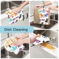 thumbnail image 2 of Haosy 6 Packs Kitchen Dish Towels Soft Absorbent Dogs and Paw Dish Cloths 11"x11", 2 of 9