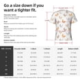 thumbnail image 4 of Bixox Men's Funny Chicken Printed Short Sleeve Skinny Athletic T-Shirt, 4 of 6