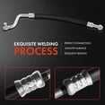 thumbnail image 5 of A-Premium A/C Suction Line Hose Assembly Compatible with Honda Accord 1995-1997 2.7L, Compressor to Evap, 5 of 8
