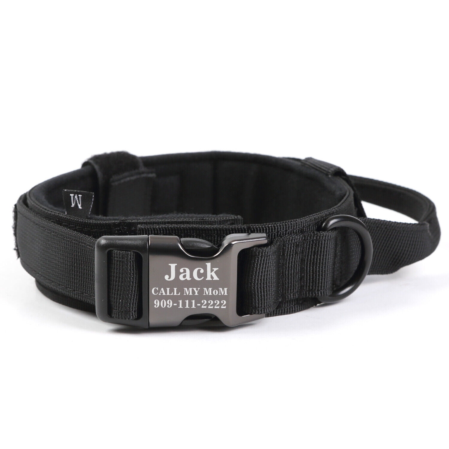 AOK US Heavy DutyTactical Military K9 Dog Training Collar with Metal