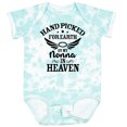 thumbnail image 3 of Inktastic Handpicked for Earth by My Nonna in Heaven with Angel Wings Boys or Girls Baby Bodysuit, 3 of 5