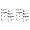 thumbnail image 1 of Ganchos para estantes con tablero perforado, paquete de 16, juego de ganchos multiusos de metal de 6 pulgadas, organizador de tablero perforado para garaje, banco de trabajo, sala de manualidades,, 1 of 5