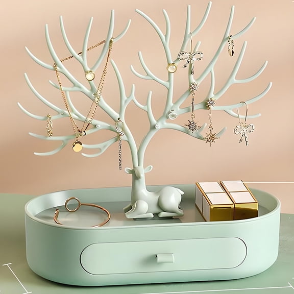 Antlers Jewelry Display Stand,Tree Tower Rack Hanging Organizer for Ring Earrings Necklace Bracelet