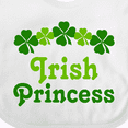 thumbnail image 4 of Inktastic Irish Princess (clover) Girls Baby Bib, 4 of 4