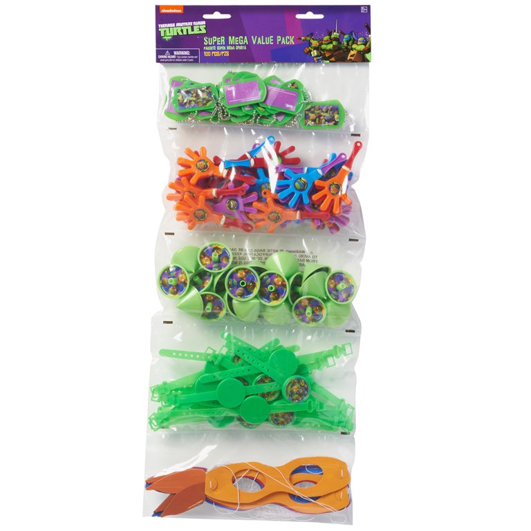 NEW TMNT Teenage Mutant Ninja Turtles Grab & Go Play Pack x2 Party Favor  Gift