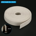 thumbnail image 2 of Uxcell 1"Wx1/8"Tx16.4Ft Silicone Foam Seal Strip, Square Weather Stripping, White, 2 of 4