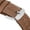 Cinnamon, variant on Genuine Leather Watch Bands Quick Release, Crazy Horse Leather Watch Straps for Men and Women, Band Width 18mm,Silver Stainless Steel Buckle
