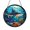 Acrylic 3.5 Inch, variant on Underwater Animal Stained Glass Style Window Suncatcher, Ocean Fish Art Panel, Decorative Glass Style Window Decor for Coastal Inspired Home Interior