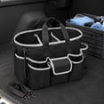 thumbnail image 6 of Lazsy Cleaning Supply Organizer Bag Detachable Shoulder Strap Multi Pocket Cleaning Bag with Handle Household Storage for Cleaners, Janitors, Housekeeping, Black, 6 of 10