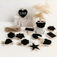 thumbnail image 4 of 20 Pcs Chalkboard Signs with Wooden Clip,Mini Chalkboard Signs for Food,Memo,Note Taking,Label Signs,Party,Food Labels for Party Buffet, 4 of 6