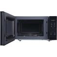 thumbnail image 3 of 1.1 Cu. Ft Countertop Microwave Oven, Black Exterior with Gray Cavity, 3 of 4