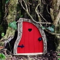 thumbnail image 1 of ornament display,Miniature Doors For Trees Outdoor Miniature Door For Tree Decoration Garden Accessories, 1 of 4