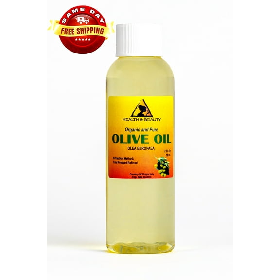 OLIVE OIL REFINED ORGANIC COLD PRESSED PREMIUM NATURAL FRESH 100% PURE 2 OZ