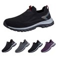 thumbnail image 2 of NOKIO Men's Sneakers Comfortable Wide Width Sock Shoes Non-S𝗅ip Mesh Casual Running Shoes Breathable Soft Knit Sneakers for Daily Walking, Tennis Sport, 2 of 4