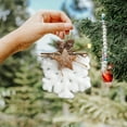 thumbnail image 3 of JLFNYA Christmas Decorations Clearance！White Christmas Decorations,Christmas Tree Decoration with Cones Garland for Christmas Tree,White Foam Christmas Decoration,Christmas Bauble Hanging Fes, 3 of 7