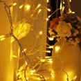 thumbnail image 4 of Balsa Circle 10 feet Warm White LED Fairy Lights Backdrop Garland Birthday Party Wedding, 4 of 8