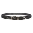 thumbnail image 2 of Men's 1 1/8 Inch (30 mm) Braided Leather Dress Lacing Belt, 2 of 2