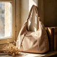 thumbnail image 4 of Bolso tote de pana para mujer, bolso bandolera de gran capacidad para ir al trabajo o a clase – Correa ajustable, bolso de mano versátil con forro para uso diario., 4 of 6