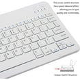 thumbnail image 4 of Bluetooth Keyboard, Ultra-Slim Rechargeable Wireless Bluetooth Keyboard for iOS, Android, Windows and Mac Compatible with iPad, iPad Pro, iPhone, Android Tablets, etc., 4 of 7