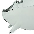 thumbnail image 6 of Zeckos White Metal Flying Pig Hanging 13 and 11 inch Planters Set of 2, 6 of 8