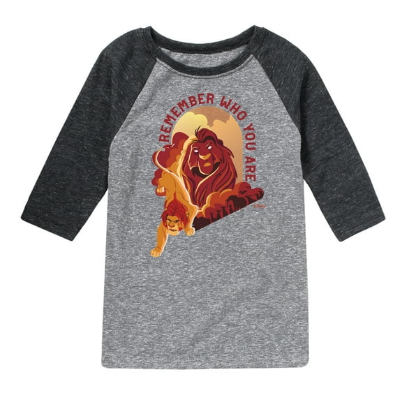 Disney - The Lion King - Remember Who You Are - Toddler & Youth Raglan Graphic T-Shirt