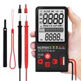 thumbnail image 2 of BSIDE 9999 Unités Multimètre Intelligent Vrai RMS Multimètre Numérique Mesurant la Tension CA/CC Résistance Fréquence avec Écran LCD Testeur de Diode de Capacité Mesurer la Continuité V - Vérification d'Alerte et de Fil en Direct, 2 of 7