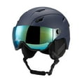 thumbnail image 4 of TTETTZ Snow Ski Helmet Snowboard Helmet Protection Goggles Windproof Adjustable Earmuff Blue 51 to 54cm, 4 of 9