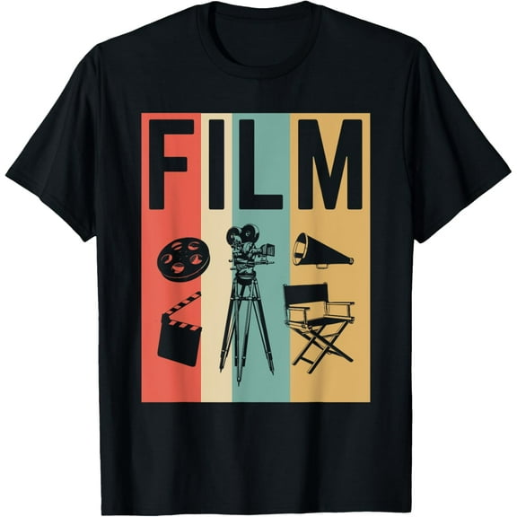 Vintage Film Cinema Shirt, Retro Movie Maker Tee Gift T-Shirt