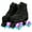 Black Camouflage with Flash Wheel, variant on MINGYI Pink&Black Roller Skates for Women Girls, High Top Quad Skates with Light up Wheels for Adult Teen(Women's 8 / Men's 7)