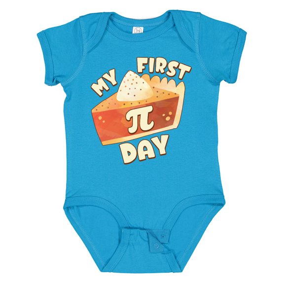 Inktastic My First Pi Day-pumpkin Pie Boys or Girls Baby Bodysuit