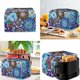 thumbnail image 2 of Psesaysky - Fundas para tostador de flores bohemias, a prueba de polvo, lavables, para 4 rebanadas, para mantener limpio y seguro, funda para licuadora suave para electrodomésticos de cocina, 2 of 5
