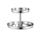 thumbnail image 1 of Especiero Giratorio Doble Capa 360º Organizador De Gabinete Xtellar plateado, 1 of 4