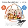 thumbnail image 3 of Lonchera Moda 23cm 10l Térmica 6 Compartimentos Caqui&Fresa 001, 3 of 4
