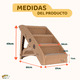 thumbnail image 2 of Escalera para Perros plegable MascoAmigo | Rampa con Escalones Antideslizantes | Uso Interior y Exterior | Acceso a Sofá, Cama o Auto | Polipropileno Resistente | Portátil y Compacta | Café, 2 of 8