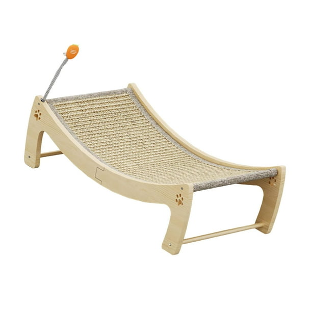 Rascador para gatos, tumbona, protector de muebles, multifuncional, cómodo para 53x33x155cm