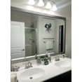 thumbnail image 2 of Frame My Mirror Framed Mirror, Stainless Steel Finish, 36" x 24", 2" Wide Frame Meade Design, 2 of 11