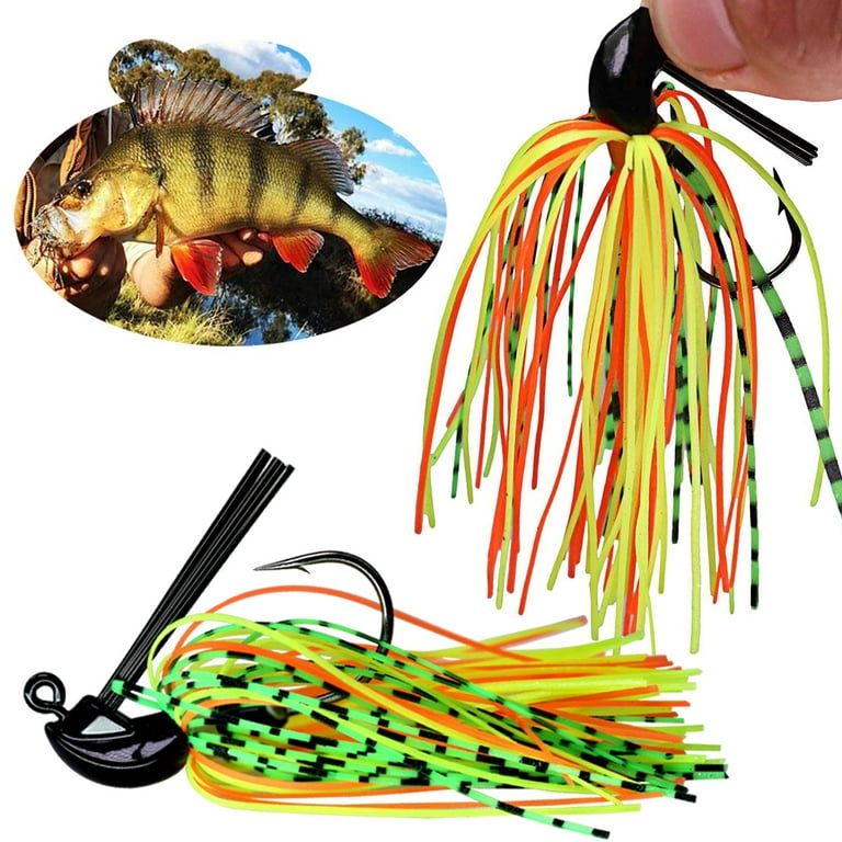 THKFISH Bass Jig Fishing Lures Fishing Jigs Swim Jigs Fishing Jigs Bass  Fishing Jigs Kit Color A 3/8oz 5pcs 