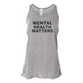 thumbnail image 1 of "Mental Health Matters, Mental Health Tank Top, Mental Health Awareness, Mental Health Shirt, Women's Racerback, Workout Top, Gift For Her, Athletic Grey, EXTRA SMALL", 1 of 1