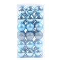 thumbnail image 2 of Adornos navideños Juego de adornos para árbol de Navidad irrompibles Bolas navideñas Decoración Nuevo azul hielo, 2 of 4