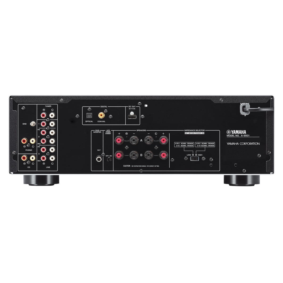Yamaha A-S501SL Integrated Amplifier (Silver)