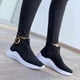 thumbnail image 1 of Zapatos occidentales para mujer, botines informales con correa de hebilla para mujer, zapatos puntiagudos Retro sin cordones Wmkox8yii  FOPL1474, 1 of 4