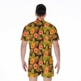 thumbnail image 2 of Yellow Hawaiian Tropical Pattern Short Sleeve Men'S Rompers, Tropical Hawaiian Aloha Floral Casual Summer Jumpsuits Outfit, 2 of 4