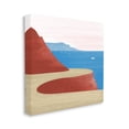thumbnail image 3 of Stupell Industries Tall Cliffside Traveling Road Coastal Marine Boats Landscape,17 x 17, Design by Arctic Frame, 3 of 5