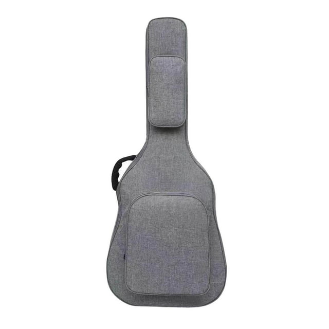 tredstone Acoustic Guitar Bag with Pockets Backpack Adjustable Shoulder Strap for Bass Gray