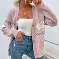 thumbnail image 5 of Vedolay Cardigan for Women Casual Lightweight Knit Cardigan Sweaters of Female Pink,S, 5 of 5