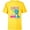 Yellow, variant on Disney PIXAR Lightyear Sox Check Me-Owt - Short Sleeve T-Shirt for Kids - Customized-Athletic Heather