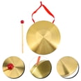 thumbnail image 2 of Instrument de Gong Chinois Bruyant Portable en Cuivre, Gong d'Avertissement, Instrument de Percussion, 2 of 9